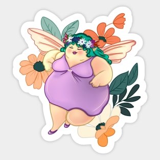 Real Fairies Have Curves Sticker